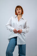 Camasa dama alb/negru