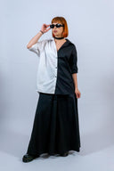 Camasa dama alb/negru