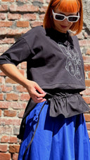 Bluza broderie 4Faces - (negru)