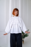 Bluza origami cu maneca 3/4