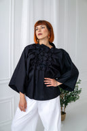 Bluza origami cu maneca 3/4