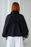 Bluza origami cu maneca 3/4