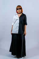 Camasa dama alb/negru