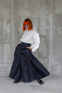 Fusta pantalon, foarte ampla si larga