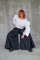Fusta pantalon, foarte ampla si larga