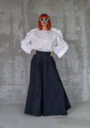 Fusta pantalon, foarte ampla si larga