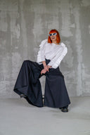 Fusta pantalon, foarte ampla si larga
