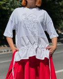Bluza broderie 4Faces - (alb)